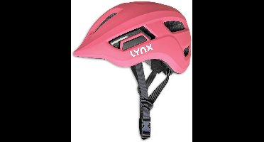 Lynx fietshelm - Kidz - Maat M - Roze - Verstelbaar