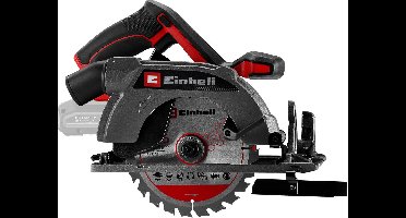Einhell Accu Cirkelzaag TE-CS 18/150-2 Li Solo - Power X-Change - 18 V/Li-ion - 4.200 t/min - Ø150x20 mm/18 T - Max. Zaagdiepte: 90°/45°: 49/33 mm - Excl. accu en lader