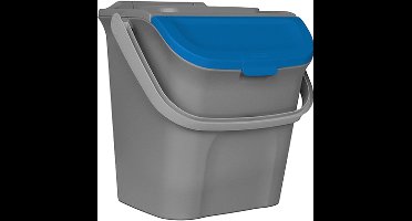 Stapelbare afvalbak ‘Basta’ - Blauw - Sterk & Ruimtebesparend - Afval scheiden