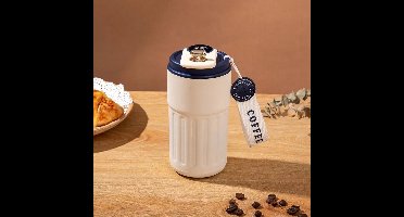 koffiekopjes - 450ML - Intelligente digitale LED-temperatuurweergave Koffiekopje Roestvrijstalen thermofles houdt koud en warmte Thermische mok Sportbeker