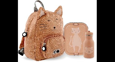 Trixie complete Back to School set - Mrs Cat. Rugzak, lunchtrommel en drinkfles
