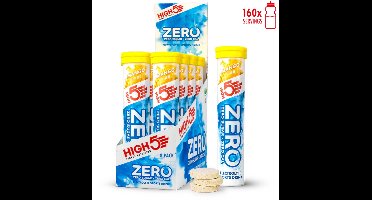 HIGH5 - ZERO Elektrolyten - Suikervrije Hydratatie Bruistabletten - Mango Smaak - Displaydoos 8x20 Stuks - Met Elektrolyten voor Sport & Herstel