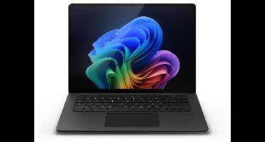 "Microsoft Surface Laptop 7 Copilot+ PC Qualcomm Snapdragon X1E-80-100 38,1 cm (15"") Touchscreen 64 GB LPDDR5x-SDRAM 1 TB SSD Wi-Fi 7 (802.11be) Windows 11 Pro Zwart"