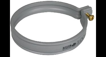 Beugelband PVC-U 80 mm grijs, per 1 stuks