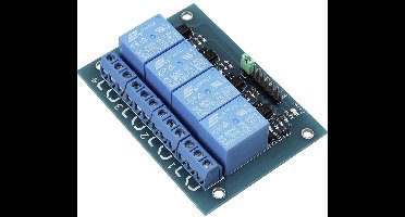 Tru Components Relaismodule 4-voudig - Contactbelastbaarheid 12V / 250V