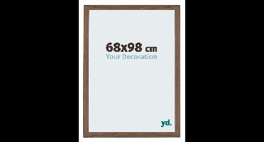 Your Decoration - Fotolijst 68x98 cm - MDF - Walnoot Donker - Mura