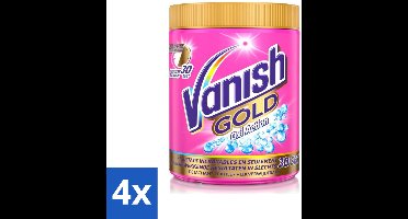 Vanish Gold Oxi Action - Vlekkenverwijderaar Poeder - Gekleurde Was - 1050 Gram - Voordeelverpakking - 4 stuks