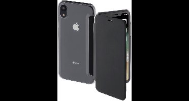 Booklet Case Clear Black voor Apple iPhone XR