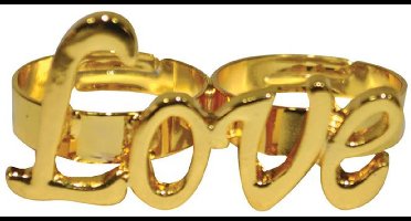 ESPA - Goudkleurige Love ring voor volwassenen