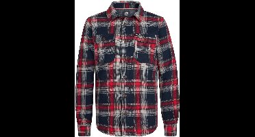 Petrol Industries - Jongens Geruite Overhemd Tillamook - Rood - Maat 128