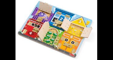 Melissa & Doug – Houten activiteitenbord – Sloten en grendels