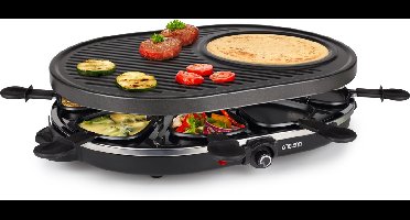 Tristar Gourmetset - RA-2996 - 1200W - Bakplaat 8 personen - Incl 8 pannetjes - PFAS-Vrij