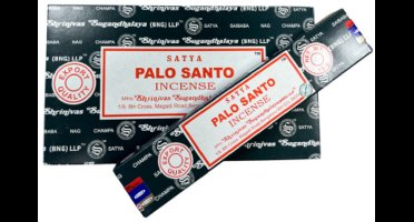 Satya wierookstokjes Palo Santo - doos met 12 pakjes van 15 gram
