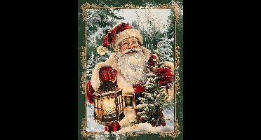 Premium - Diamond Painting set kerstman 5D voor volwassen beginners - Kerst diamant schilderij met kristallen strass - Kruissteek afbeeldingen voor kunst en handwerken - Thuis wanddecoratie - 40x50cm