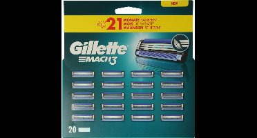 Gillette Scheermesjes Mach3 - 20 stuks