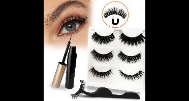 Magnetische Nep Wimpers - Wimperextensions - Cluster - Lashes - Naturel - Diy lashes - Stukjes wimpers - 3 segmenten