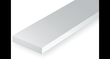 Evergreen Modelbouwdecoratie - 8606 HO Strip 1,6mmX1,6mmX35cm - 10 stuks Styreen