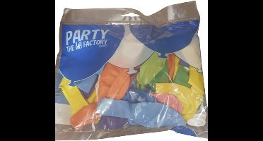 Ballonnen uni ass. 50 st. 30cm | 5 stuks