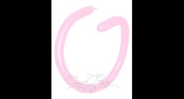 Sempertex - modelleerballonnen - Pastel Matte Pink 609 - 50 stuks - 260S