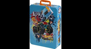 Klein Toys - Hot Wheels Monster truck showcase - geschikt voor 8 auto's - meeneemkoffer