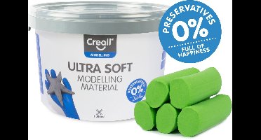 Klei | Creall mini-silky soft | Groen | 1100 gram