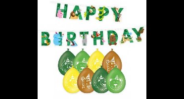 Versiering pakket JUNGLE kinder verjaardag.