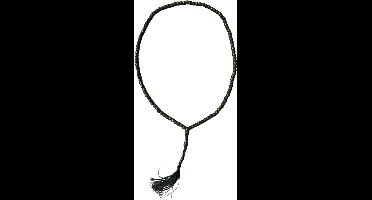 Mala hout bruin guru 50 cm zwarte kwast