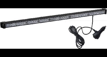 120cm LED bar flitser - ORANJE - R65 R10 - zwaailicht met schakelaar