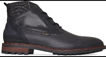 PME Legend - Heren Veterschoenen Huffster Navy Jeans - Blauw - Maat 44