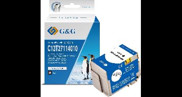 G&G Epson 27XL / T2711 Inktcartridge Zwart - Huismerk Hoge capaciteit