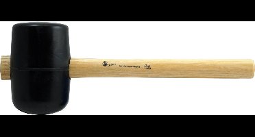 HET MELKMEISJE Rubber hamer 90 mm hard rubber vlak/rond