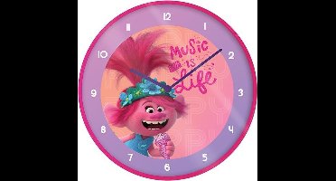 Dreamworks Trolls World Tour Music Is Life Wandklok
