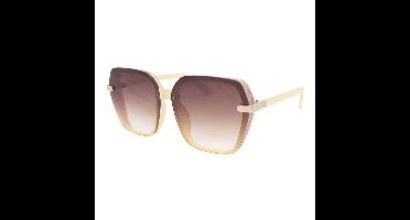 Sun Fun Oversized Retro Zonnebril - Premium Zonnebril - Dames - Trendy & Cool - Festival Zonnebril - UV400