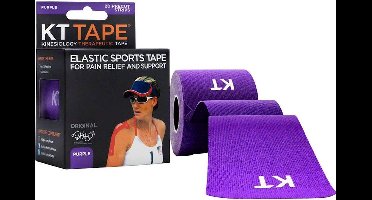 KT Tape - Original Kinesiotape - Voorgesneden - 20 x 25cm strips - Paars