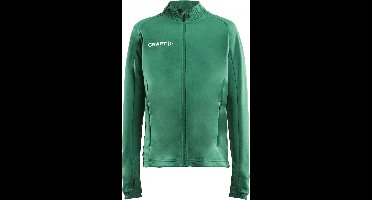 Craft Craft Evolve Full Zip Sportvest - Maat 128  - Unisex - groen