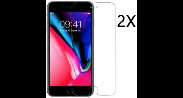 Ntech Screenprotector 2 Stuks Screenprotector Tempered Glass Glazen - Geschikt voor iPhone 6+/6S+