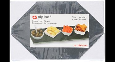 Serveerplateau leisteen 14x22cm Alpina