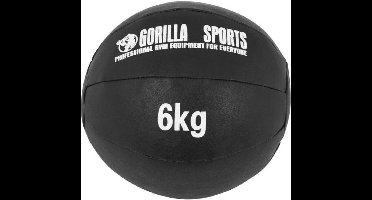 Gorilla Sports Medicijnbal - Medicine Ball - Kunstleer - 6 kg