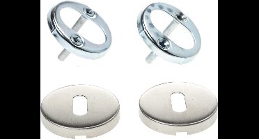 Sleutelrozetten 54mm, rvs-mat, HE-854/SL