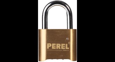 Perel High-security cijferhangslot 50 mm, ongeëvenaarde bescherming voor zwaar gebruik