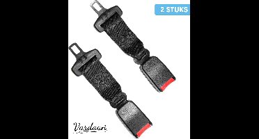Vardaan Gordelverlenger - autogordel verlenger - veiligheidsgordel - 2 stuks - 36cm