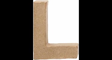 Creative Letter L Papier-mâché 10 Cm