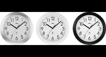 Wandklok zilver 25 modern design