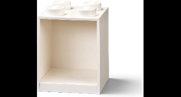 Lego - Wandschap Brick 4 - Polypropyleen - Wit