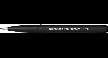 Pentel Brush Sign Pen Pigment SES - Zwart