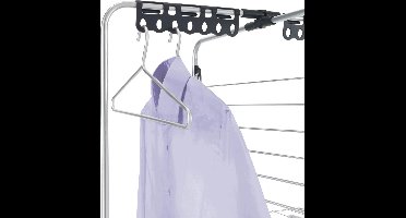 Metaltex Kledinghangers 24 X 7 Cm Zwart 2 Stuks