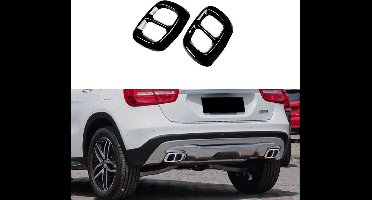 Geschikt voor Mercedes GLA X115 AMG Look Black uitlaat trim tip decoratie lijsten Styling Sierstuk