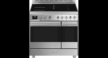 Smeg Symphony C92IPX9 - Vrijstaand fornuis - Inductiekookplaat zones - Roestvrijstaal - A