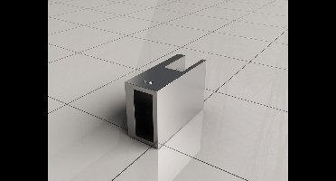 Wiesbaden Tee koppeling voor glaswanden plafondbevestiging