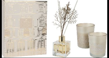 giftset - kaars - geurverspreiders -geurkaars - geurstokjes - kerst - kerst cadeautjes